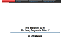 Desktop Screenshot of gilacountyfair.com